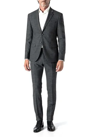 JOOP! Herren Anzug kariert Slim Fit