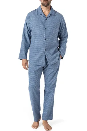 Novila Herren Pyjama Flanelle Gemustert