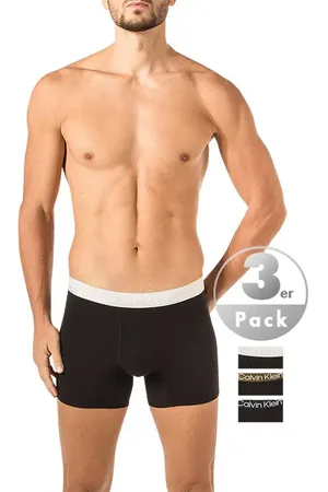 Calvin Klein Herren Trunks Baumwolle & Mix unifarben