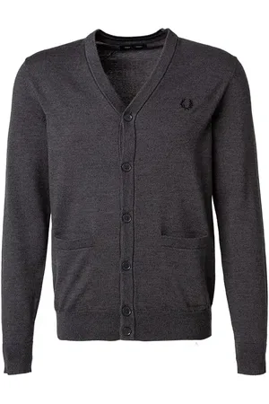 Fred Perry Herren Cardigan unifarben