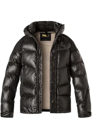 Blauer Herren Steppjacke unifarben