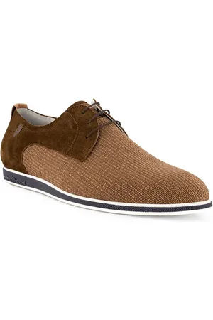 Floris van Bommel Herren Schnürschuhe Velours
