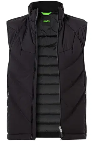 HUGO BOSS Herren Daunenweste unifarben