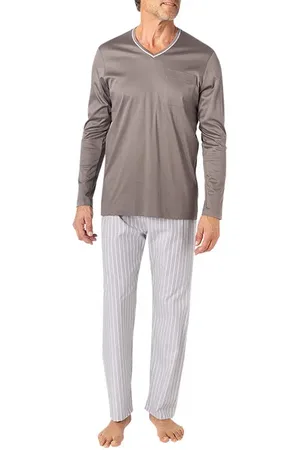 Novila Herren Pyjama Baumwolle & Mix Gemustert
