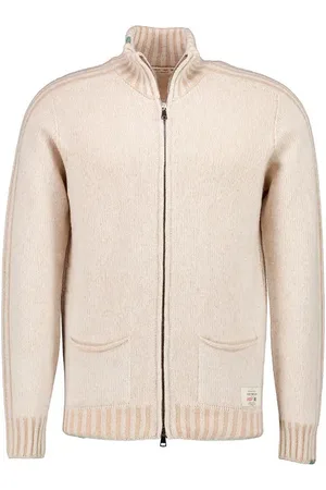 BOB der Bär Herren Cardigan unifarben