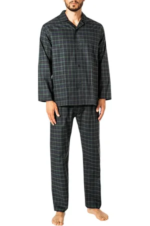Novila Herren Pyjama Baumwolle & Mix Kariert