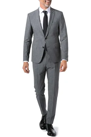 Strellson Herren Anzug meliert Slim Fit