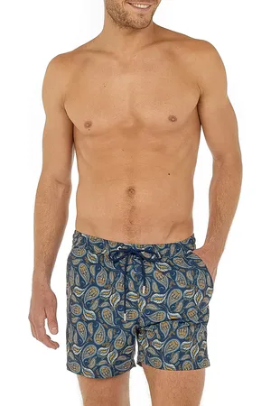 Hom Herren Badeshorts Gemustert