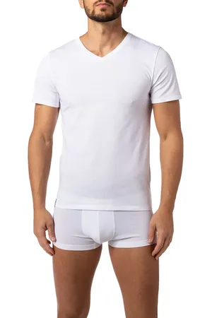 Lacoste Herren T-Shirts Reine Baumwolle unifarben