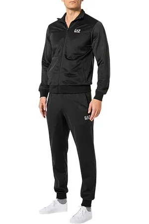 EA7 Herren Trainingsanzug Mikrofaser/Funktion unifarben
