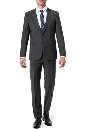 Strellson Herren Anzug meliert Slim Fit