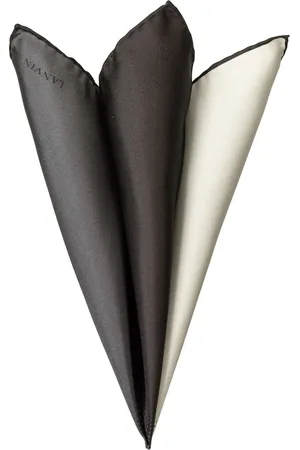 Lanvin Herren Einstecktuch Seide unifarben
