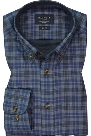Hackett Herren Hemd kariert Slim Fit
