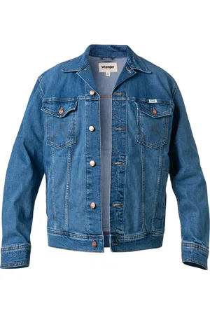 Wrangler Herren Jeansjacke unifarben