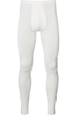 Hanro Herren Lange Unterhose Seidenmix unifarben
