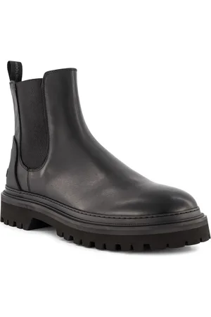 Woolrich Herren Chelsea Boots Glattleder
