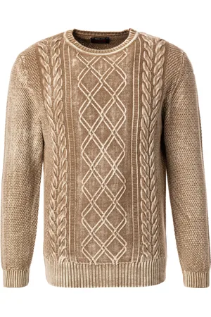 BOB der Bär Herren Pullover unifarben