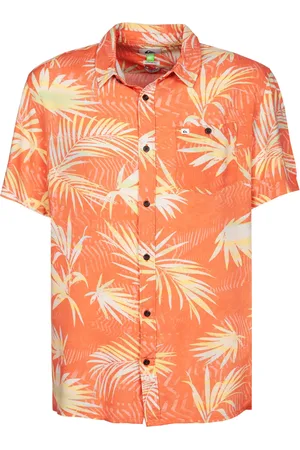 Quiksilver Herren Kurzarmhemd geblümt