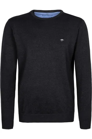 Fynch-Hatton Herren Pullover unifarben