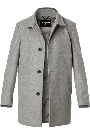 Strellson Herren Mantel unifarben