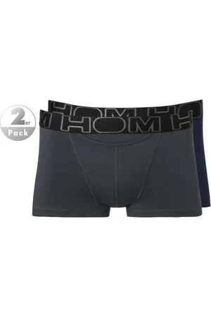Hom Herren Trunks Baumwolle & Mix unifarben