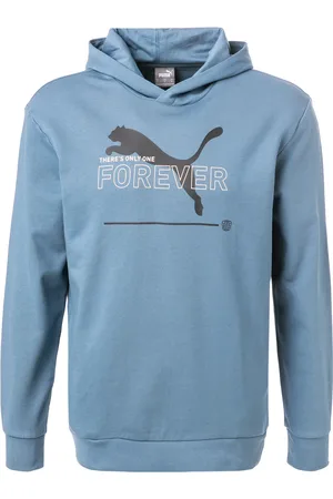 PUMA Herren Hoodie Baumwolle & Mix unifarben