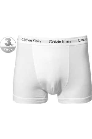 Calvin Klein Herren Trunks Baumwolle & Mix unifarben