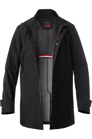 Bugatti Herren Mantel unifarben