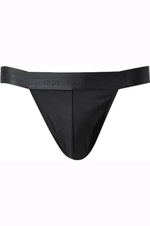 Hom Herren Tanga Baumwolle & Mix unifarben