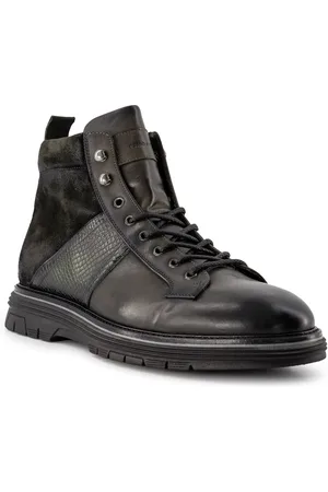 Rosso e Nero Herren Schnürboots Glattleder