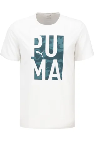 PUMA Herren T-Shirt Mikrofaser/Funktion uni mit Motiv