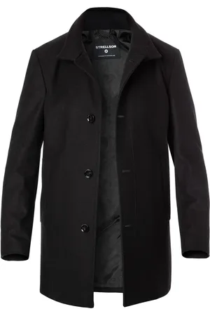 Strellson Herren Mantel unifarben