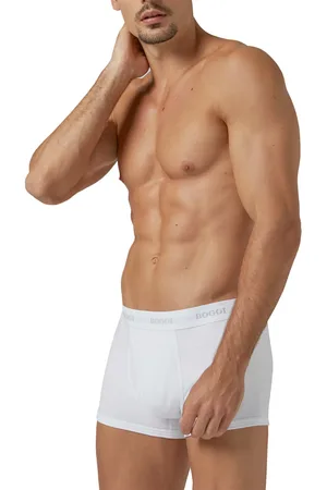 Boggi Milano Herren Trunk Baumwolle & Mix unifarben