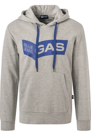 GAS Herren Hoodie Logo und Motiv