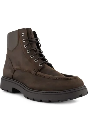 Geox Herren Schnürboots Velours
