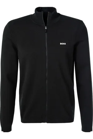 HUGO BOSS Herren Cardigan unifarben