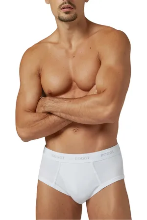 Boggi Milano Herren Slip Baumwolle & Mix unifarben