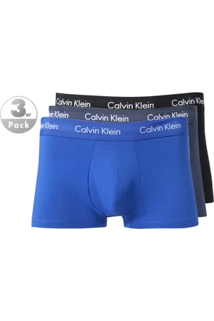 Calvin Klein Herren Trunks Baumwolle & Mix unifarben Classic Fit