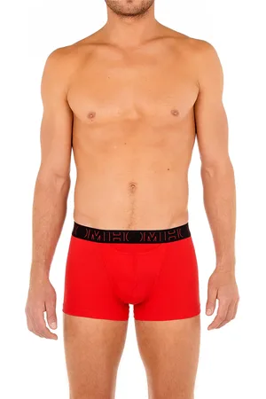 Hom Herren Trunks Baumwolle & Mix unifarben
