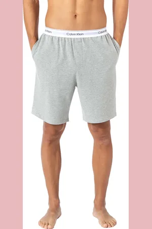 Calvin Klein Herren Sweatshorts Baumwolle & Mix unifarben