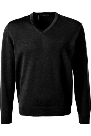 Maerz Herren V-Pullover unifarben