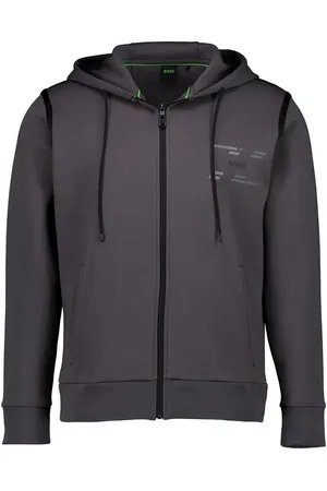 HUGO BOSS Herren Sweatjacke unifarben