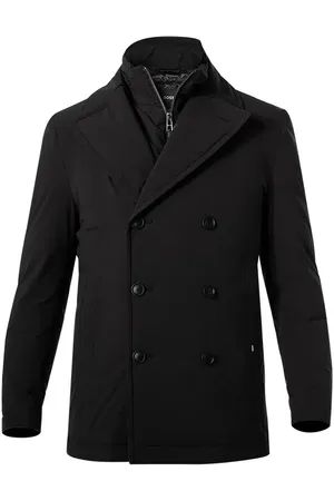 HUGO BOSS Herren Daunenmantel unifarben Slim Fit