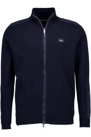 Karl Lagerfeld Herren Cardigan unifarben