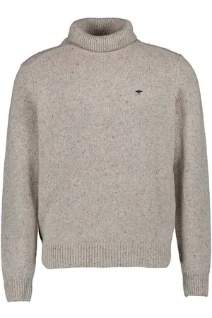 Fynch-Hatton Herren Rollkragenpullover unifarben