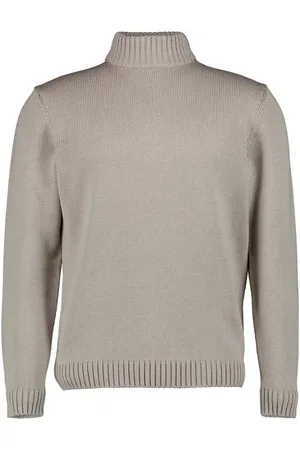 Boggi Milano Herren Stehkragenpullover unifarben