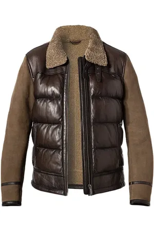 Bugatti Herren Lederjacke unifarben