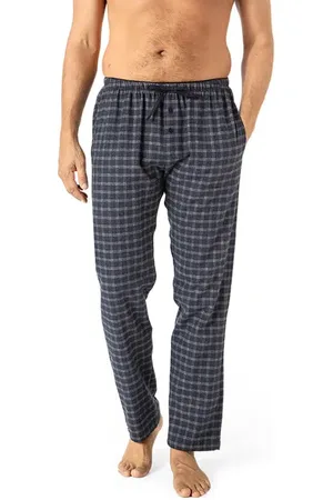 Novila Herren Pyjamahose Flanelle Kariert