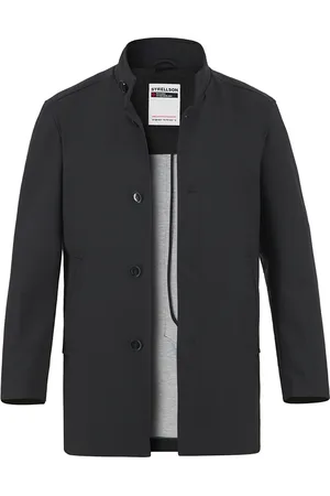 Strellson Herren Mantel unifarben