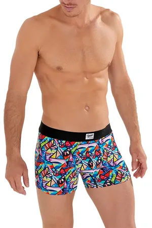 Hom Herren Trunk Mikrofaser/Funktion Gemustert,Geprintet